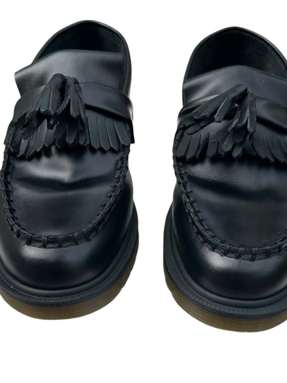 ADRIAN SMOOTH LEATHER TASSLE LOAFERS Size *9 Women’s/ 8 Men’s - Picture 4 of 8
